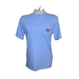 Vineyard Vines Boys Short Sleeve T-Shirt Football Whale Sports 
Size L‎ 16